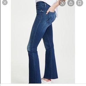 Mother weekender fray jeans